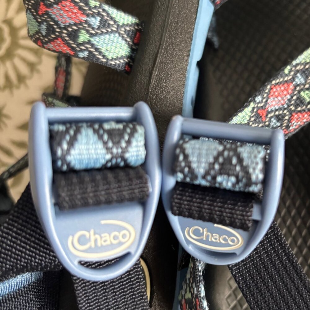 Chaco's, Woman's Size 8, Blue patterned - Picture 3 of 5